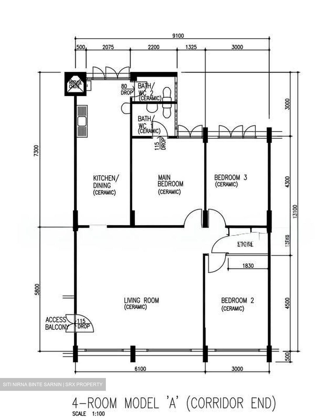Blk 404 Yishun Avenue 6 (Yishun), HDB 4 Rooms #574083481